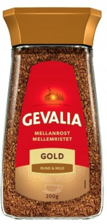 Instantná káva -  Gevalia Gold 200g rozpustné kávy + zadarmo
