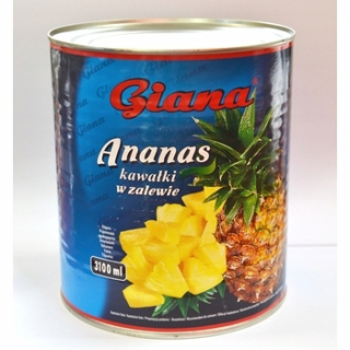 Giana ananásové kúsky 3100 ml ..