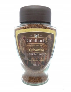 Instantná káva -  Goldbach kolumbijská 100% arabská 200 g káva