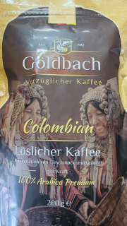 Instantná káva -  Goldbach rozpustná káva Kolumbijská 200g