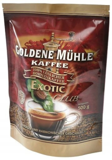 Instantná káva -  ZLATÝ MUHLE EXOTICKÝ KLUB 500 g TAŠKA + ZDARMA!