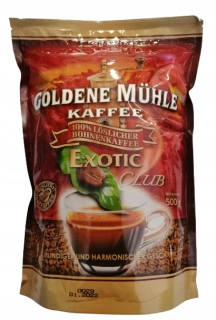 Instantná káva - Goldene muhle Kaffee Exotic 500g Káva sa rozpustená