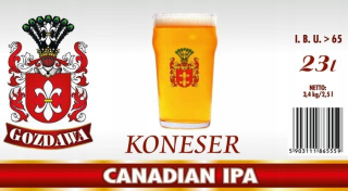 COZDAWA KONESER CANADIAN IPA 23L 3,4KG KVALITA
