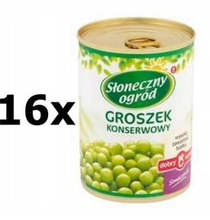 Konzervovaný hrášok Sunny Garden 16 x 400g
