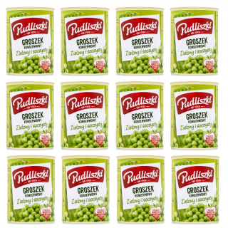 Konzervovaný hrášok Box PowDellow 400 g x 12 ks