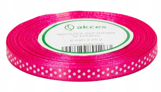 Veľkonočná dekorácia - Ružová ružová chromá -Pink Pink Ribbon 6 mm 22