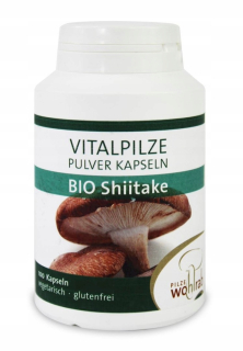 SHIITAKE HUBY (JAPONSKÝ TARDON) BIO 100 kapsúl