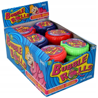 Žuvačka v bublinkách Rolls Rolls 24ks