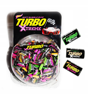 Gumové turbo xtreme s obrázkami 300ks mega