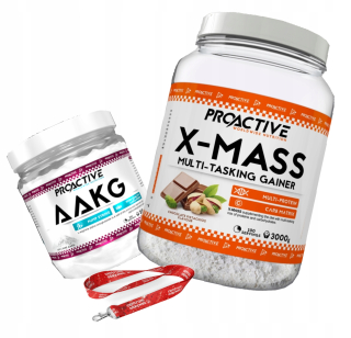 Gainer - Gainer ProActive X-MASS 3000g slaný karamel + AAKG
