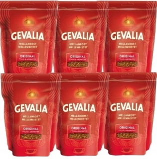 Instantná káva - Gevalia MellanRost 6 x 200 g Rozpustná káva