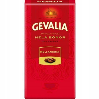 Zrnková káva -  Kávové zrná Gevalia Mellanrost 500 g