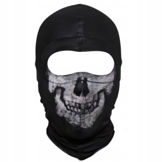 Halloween - Duchová tvár Mask Balaclava Zimná prilba lebka