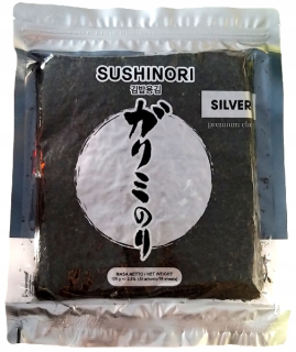 Japonska kuchyňa - Riasy, sushi riasy Nori SILVER 50 ks.