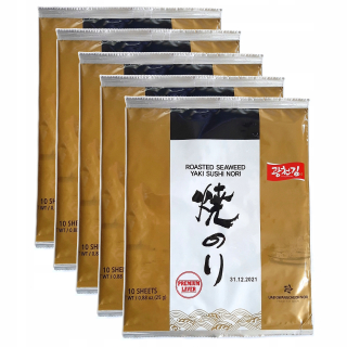 Japonska kuchyňa - GLOGY PRE SUSHI YAKI SUSHI NORI 50 ARK (5x10)