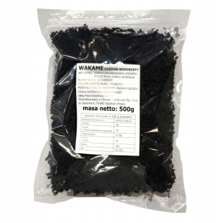 Ázijska kuchyňa - Glona wakame 100% veľké balenie 0,5 kg