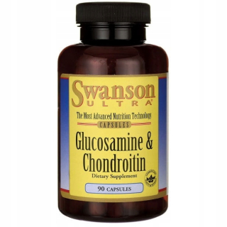 Ochrana kĺbov -  Glukozamín s chondroitine 500mg / 400mg 90 Swanson
