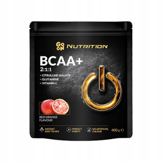 Aminokyseliny - Go On Nutrition BCAA červená oranžová 400g