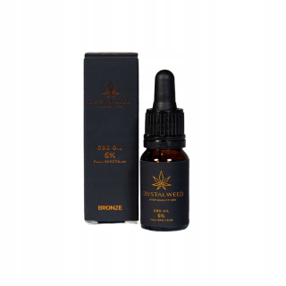 CBD - Gold Weed Crystal Konopný olej CBD 5% MCT 500mg