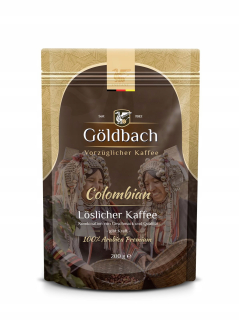 Instantná káva -  Goldbach Kolumbijská 200G rozpustná kaviareň