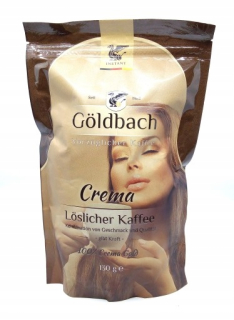 Instantná káva -  Goldbach Crema rozpustná Káva 130g Sklad