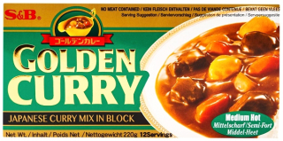 Ázijska kuchyňa - Golden Curry Medium Hot Medium Sharp 220g S & B