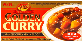 Ázijska kuchyňa - Golden Curry Mierne (Gentle) 220G - S & B