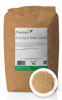 Gorczyca biele zrno francúzsky horčica 5kg