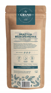 Káva mletá -  Grano Tostado Brazília Haffeinovaná 1 kg
