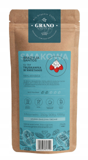 Káva mletá -  Grano tostado jahoda v smotane 1 kg
