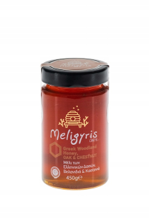 Grécky lesný med s gaštan a dub 450g