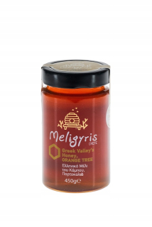 Med z gréckeho pomarančového kvetu 450g