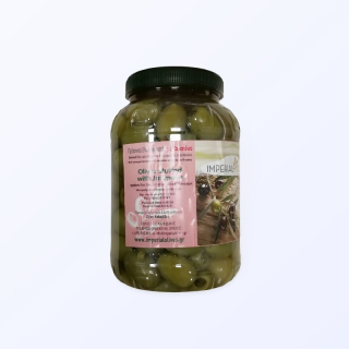 Grécke olivy zelené plnené jalapeno 1 kg