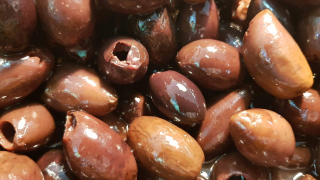 Grécke olivy Kalamata Torn 250 g