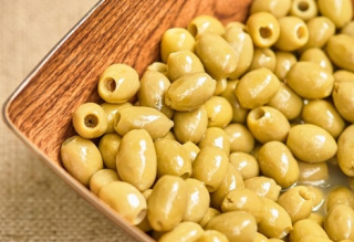 Grécke zelené olivy roztrhané 250 g