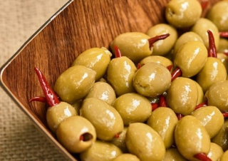 Grécke zelené olivy z PIRI PIRI 250 g