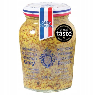 Šedá Poupon | Starofarckaska horčica 210 g