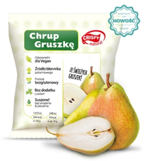 Pear Chips 18G chrumkavé prírodné 24ks.