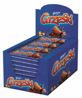 Grześki oblátky v balení čokolády 36x36g