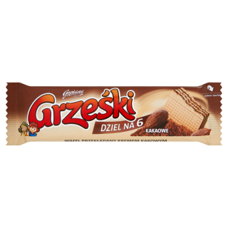 Grzeki bez delenia čokolády na 6 26 g x 36 ks