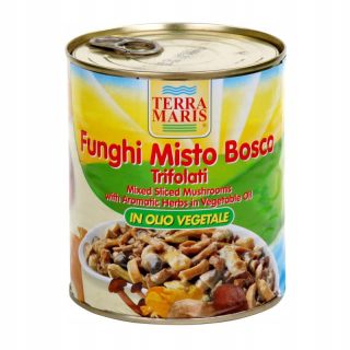 Lesné huby v slnečnicovom oleji 850ml