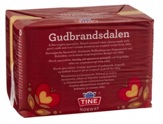 Gudbrandordral Norwegian syr Brunost Caramel 500g