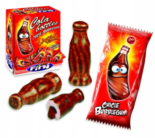 Balónová guma s fľašami Fini Cola plniaca 200ks