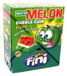 Balónová guma s náplňou Fini Watermelon 200 ks