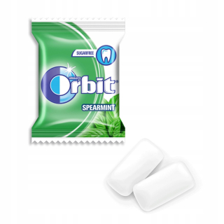 Guma Mini Orbit Spearmint 2 Drages x 300 ks