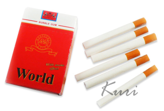 Žuvacie gumy Balón Cigarety dymový efekt 18ks