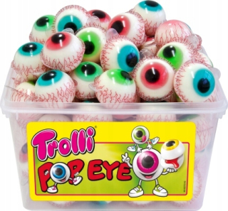 Halloween - Halloween želé želé domácich miláčikov Pop Eye 60 ks.
