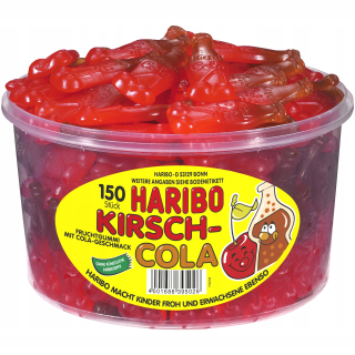 Haribo 150 ks. Kirsch-Cola Jelly v krabici 95028