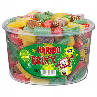 Haribo Brixx Sauer 150 ks / 1,2 kg Kyslá doska