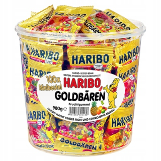 Haribo Goldbaren Mini medvede 100ks. 1kg z Nemecka